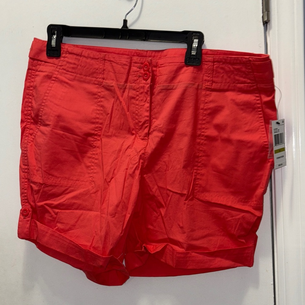 Nautica Women's Red Casual Shorts NWT size 14